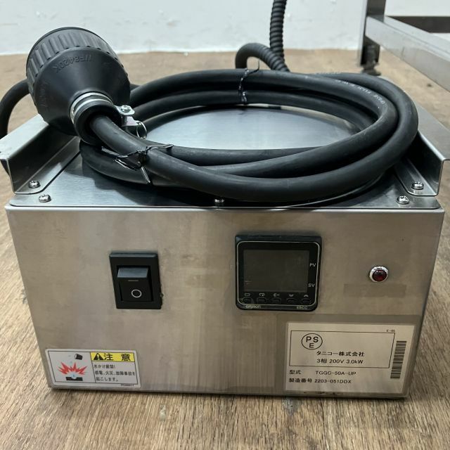 タニコー　卓上電気グリドル　２００V　45×45センチ 熱機器 | グリドル | タニコー | ガス ｜業務用厨房機器通販の