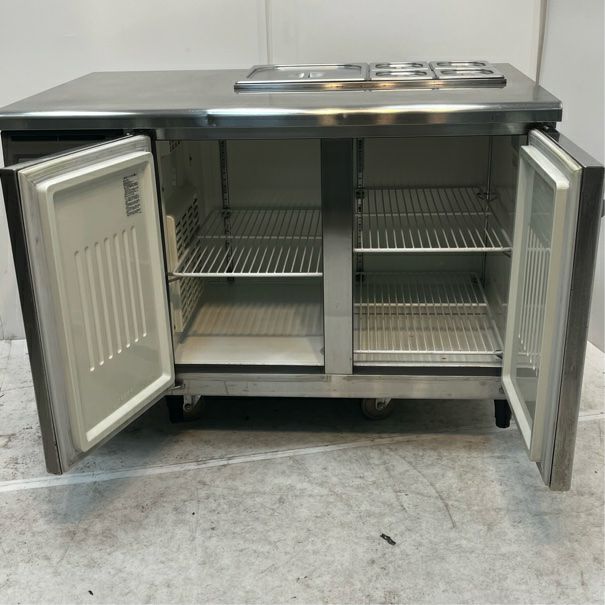 サンドイッチコールドテーブル★フクシマガリレイ★福島工業★YRC-120RE2 中古厨房 フクシマ サンドイッチコールドテーブル YRC-120RM2