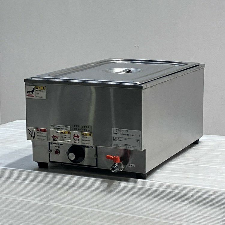 【動確済み】2019年 ニチワ 業務用 電気卓上ウォーマー TEW フード ニチワ 電気卓上ウォーマー 湯煎式 TEW-A型 - 調理器具のSHOKUBI