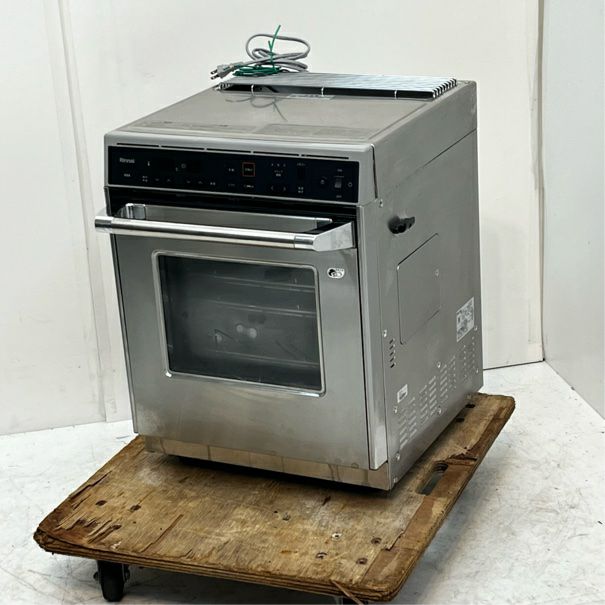 Rinnai ガスオーブン トレイ・網付き　RCK-10AS 2024年製 リンナイ 3年保証付 便利セット RCK-10AS ガスオーブン 卓上