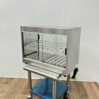 ホットショーケース（中古品） 中古】 A05191 ホットショーケース（温蔵） 4面ガラス タイジ OS