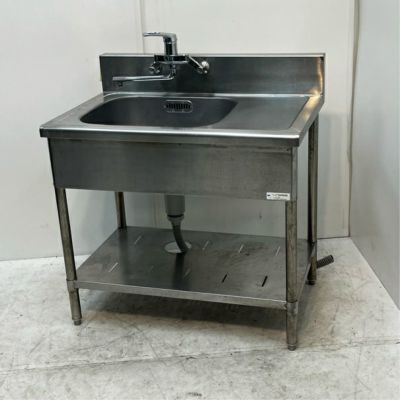 ステンレス製1層シンク ステンレスシンク 1槽W900×D600 | 陶芸ショップ.コム / 陶芸用品