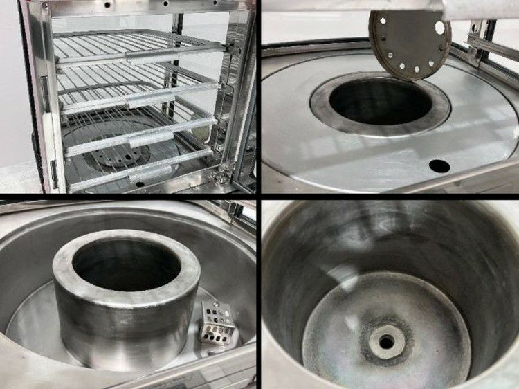 【業務用】蒸し器 □動作品 吉田金属製作所 中華まん蒸し器 SME-436EF 業務用 蒸し器