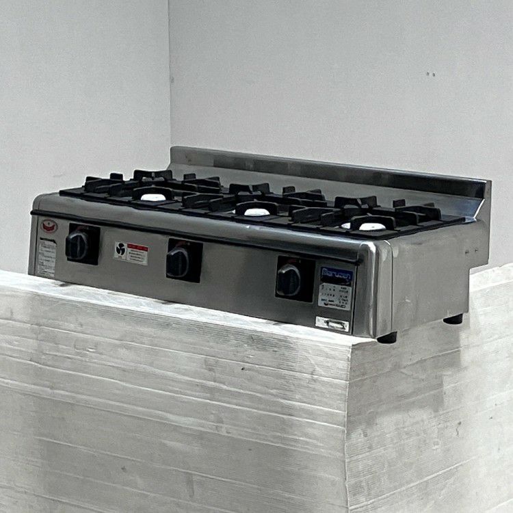 マルゼン 卓上3口ガスコンロ M-823E | 無限堂厨房ネットショップ