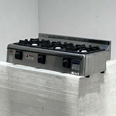 マルゼン 卓上3口ガスコンロ M-823E | 無限堂厨房ネットショップ