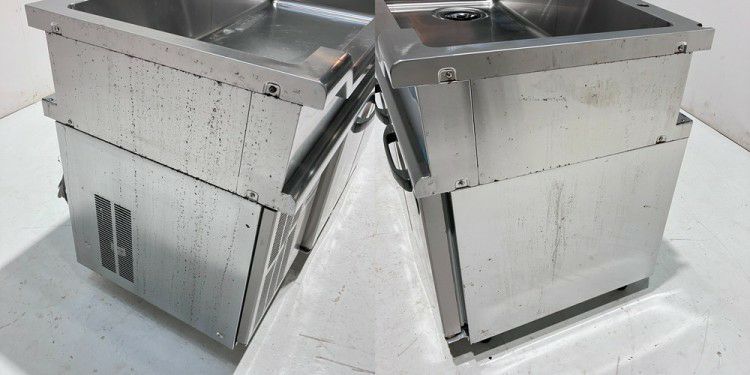 ホシザキ 舟形シンク付冷蔵コールドテーブル RW-120SNC | 無限堂厨房