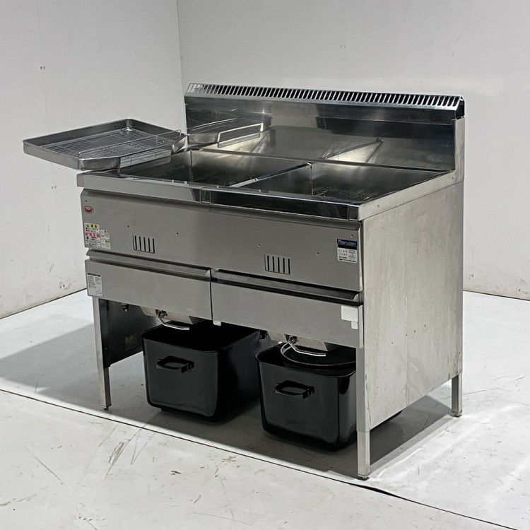 マルゼン 2槽ガスフライヤー MGF-23WK | 無限堂厨房ネットショップ