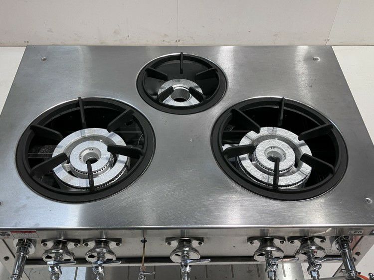 マルゼン 3口ガステーブル MGT-096DS | 無限堂厨房ネットショップ