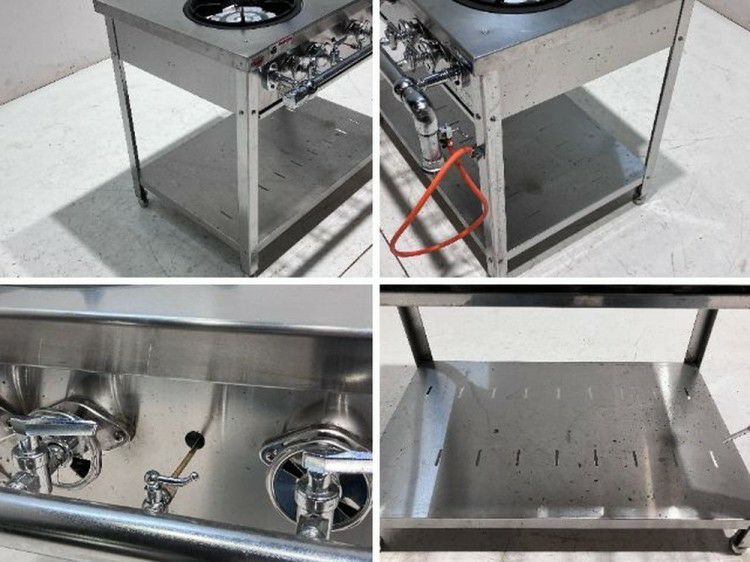 マルゼン 3口ガステーブル MGT-096DS | 無限堂厨房ネットショップ