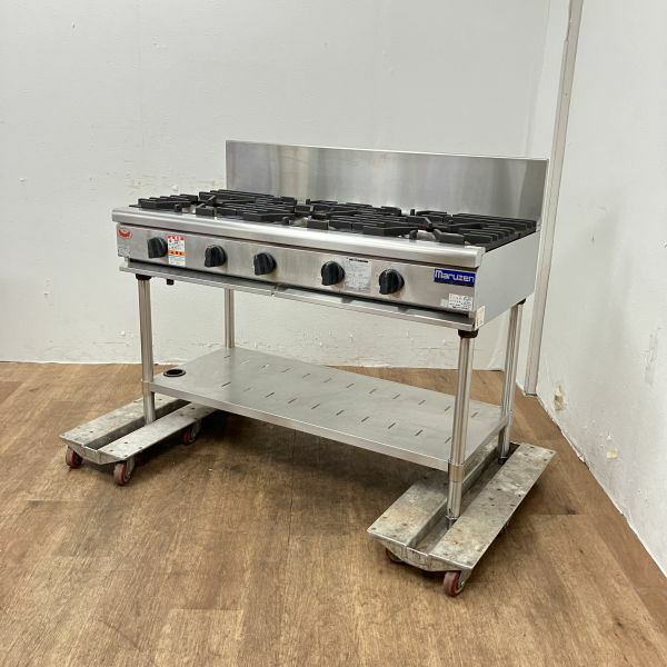 マルゼン 5口ガステーブル RGT-1265C | 無限堂厨房ネットショップ