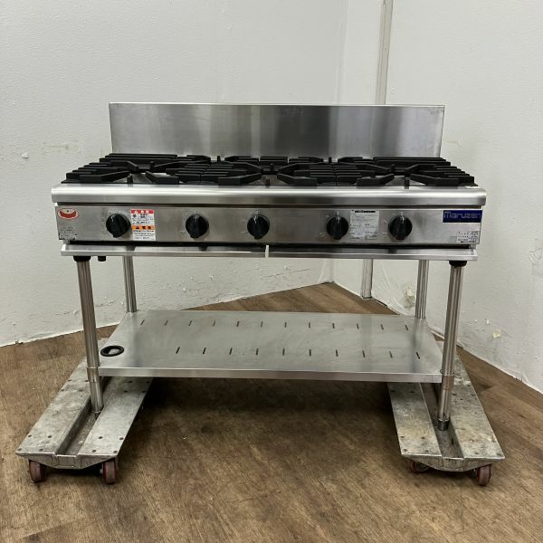 マルゼン5口ガステーブル マルゼン 5口ガステーブル RGT-1265C | 無限堂厨房ネットショップ