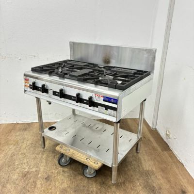 マルゼン 3口ガステーブル MGTX-096E | 無限堂厨房ネットショップ