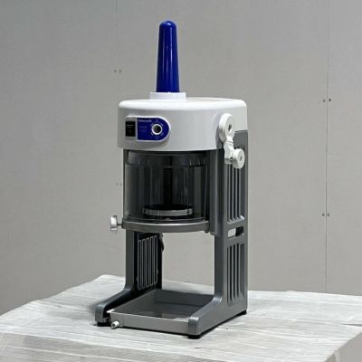 未使用　業務用　かき氷機　ICE SLICER 電動タイプ ブロックアイススライサー 初雪氷削機（業務用電動式かき氷