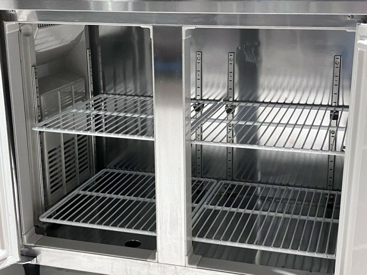 ★美品ホシザキ業務用冷蔵コールドテーブルRT-120SNG★直接引き取り歓迎 楽天市場】ホシザキ テーブル形冷蔵庫 RT-120MNCG｜内装カラー鋼板