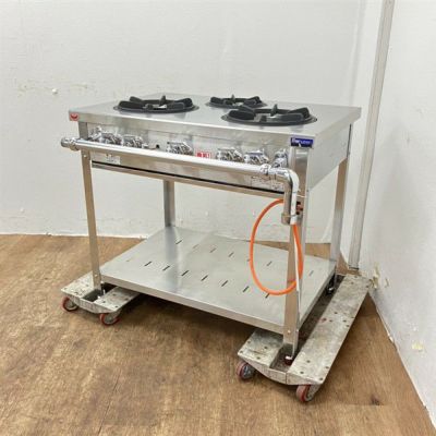 マルゼン 3口ガステーブル MGT-096DS | 無限堂厨房ネットショップ