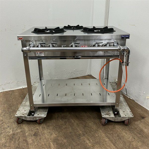 マルゼン 3口ガステーブル MGT-096DS | 無限堂厨房ネットショップ