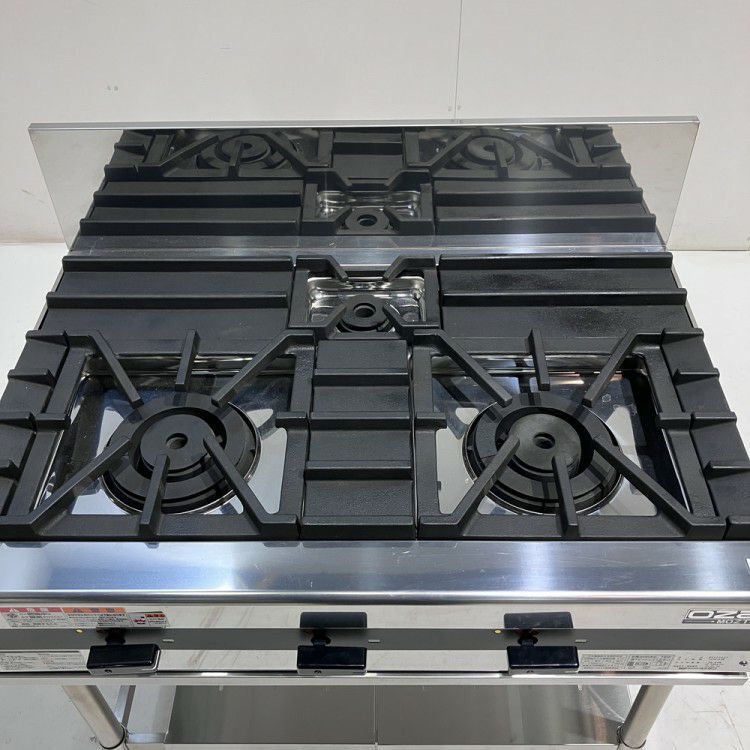 マルゼン 3口ガステーブル MOZT0963 | 無限堂厨房ネットショップ