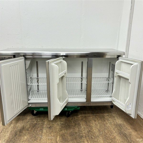業務用冷凍冷蔵庫、Fukushima製TMU-51PE2 【引取りのみ】 フクシマガリレイ 冷凍冷蔵コールドテーブル TMU-51PE2 2018年製 買取