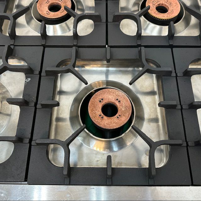 2018年 マルゼン卓上5口ガスコンロ 1200x600x200 都市ガス 2018年