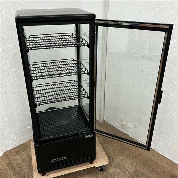 レマコム 卓上4面ガラス冷蔵ショーケース R4G-105SLB | 無限堂厨房