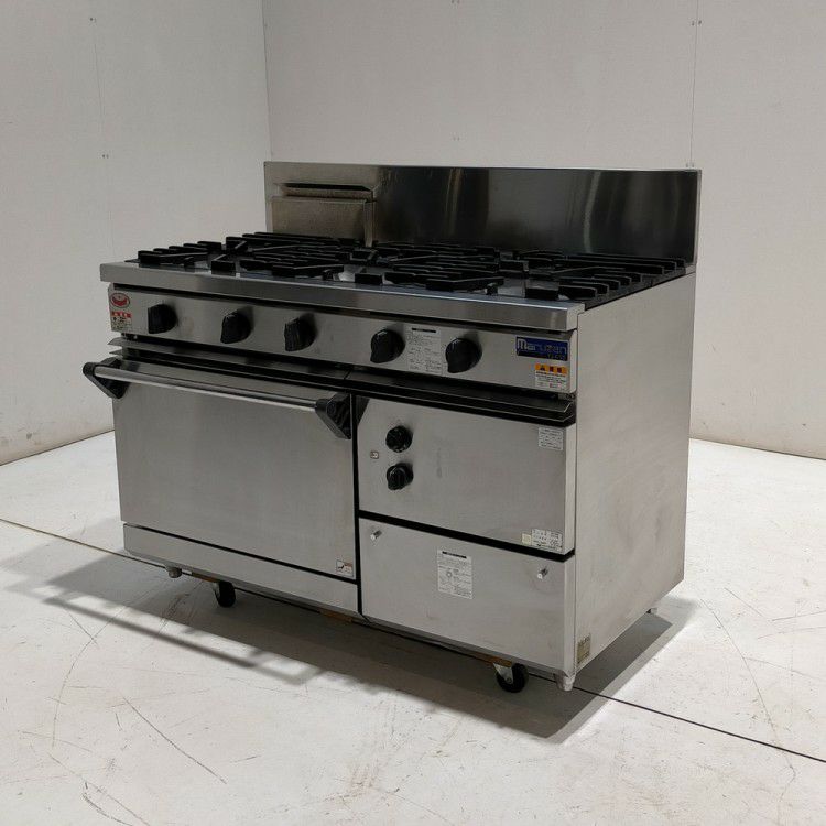 マルゼン 5口ガスレンジ RGR-1265D | 無限堂厨房ネットショップ