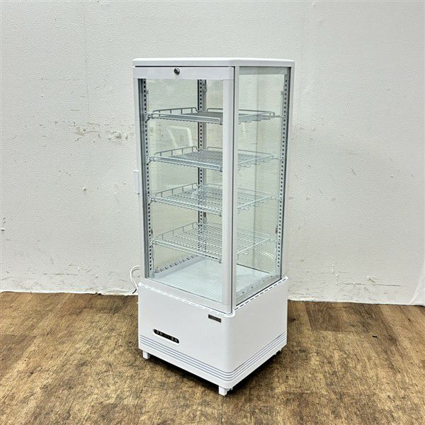 レマコム 卓上4面ガラス冷蔵ショーケース R4G-105SLW | 無限堂厨房