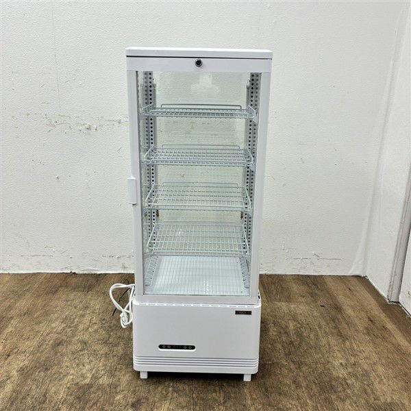 レマコム 卓上4面ガラス冷蔵ショーケース R4G-105SLW | 無限堂厨房