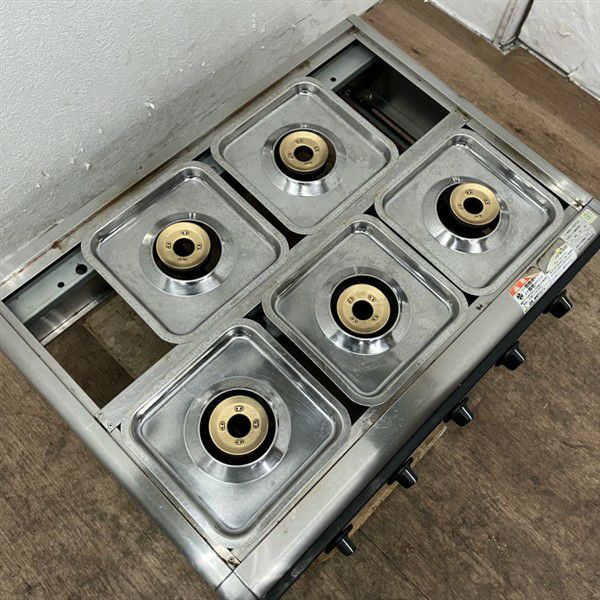 マルゼン 卓上5口ガスコンロ M-825C | 無限堂厨房ネットショップ