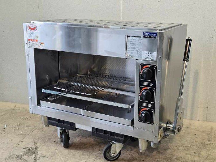 マルゼン ガス上火式焼物器 MGK-084UB | 無限堂厨房ネットショップ