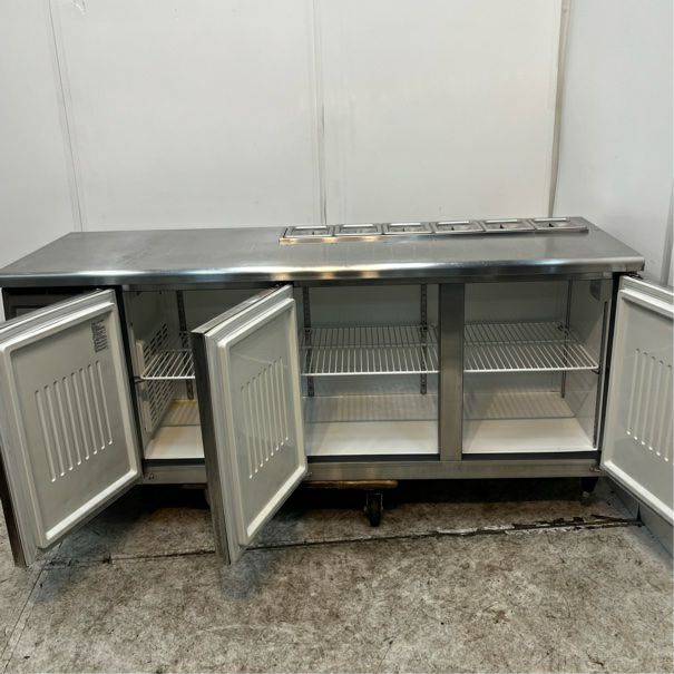 フクシマガリレイ サンドイッチ冷蔵コールドテーブル YSC-180RE2-B