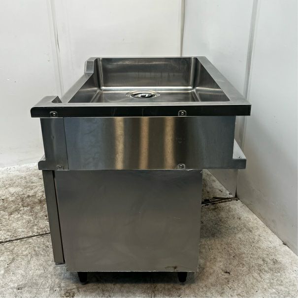 ホシザキ 舟形シンク付冷蔵コールドテーブル RW-120SDCG-ML | 無限堂