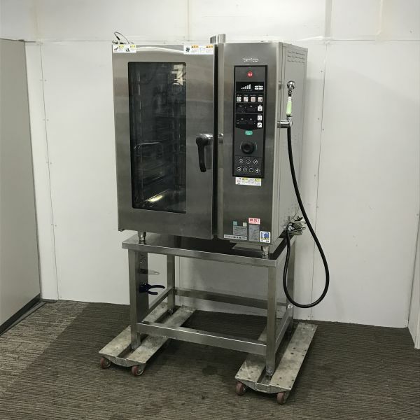タニコー ガススチームコンベクションオーブン架台付き TSCO-101GBCR