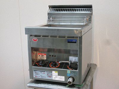 マルゼン　フライヤー　プロパンガス　２０２２年製　飲食店　MGF-C12TJ MGF-12TJ 【マルゼン】 ガスフライヤー 12L 卓上タイプ 幅400×奥行500