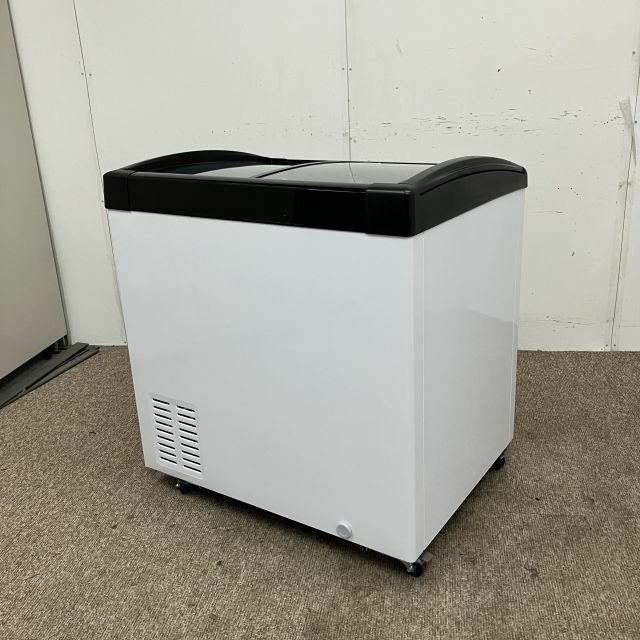 テンポス 冷凍ショーケース TBSC-117F 117L/43kg TBSC-117F 【テンポスオリジナル】冷凍ショーケース 曲面ガラス