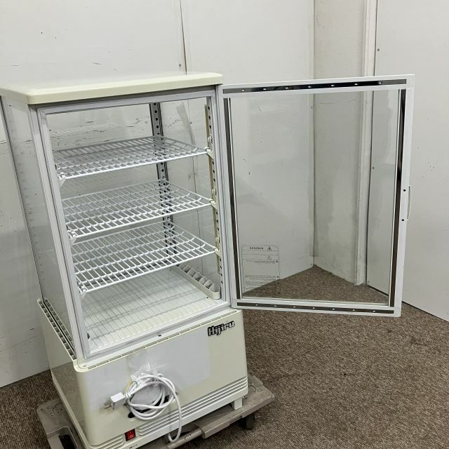 ヒジル 卓上4面ガラス冷蔵ショーケース(2) HJR-KR70WT | 無限堂