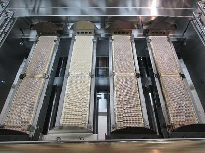 送料無料　業務用 タニコー 下火式 ガス赤外線グリラーTMS-TIG-4 タニコーTMS-TIG-4|ガス赤外線グリラー 下火式|焼物器・グリドル