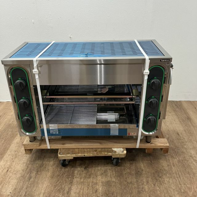 レオン プロフ必ずお読みください【中古】タニコー上火式グリラーTIG-60 業務用 ガス上火式赤外線グリラー 焼物器 tanico TIG-70 都市ガス