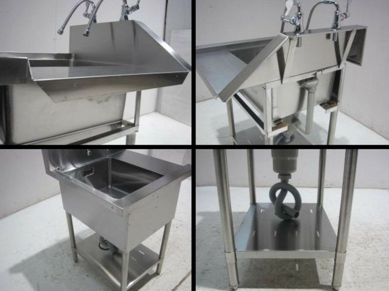 ☆地域限定送料無料☆工場整備品☆ソイルドシンク　幅1530 ステンレス　業務用 1槽右ソイルドシンク | 無限堂厨房ネットショップ