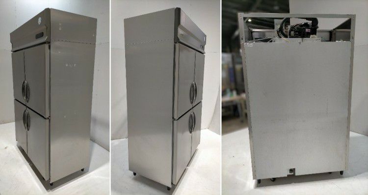 フクシマ 冷蔵庫縦型センターフリータイプ URN-120RM6-F