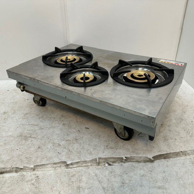 マルゼン 卓上3口ガスコンロ M-223C | 無限堂厨房ネットショップ