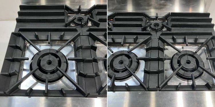 タニコー 5口ガステーブル TSGT-1232A(改)※備考欄必読 | 無限堂厨房